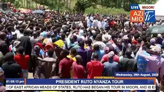 "Wakuria wanataka County yao!" Sen. Eddy Oketch SCINTILLATING speech during Ruto's Migori tour