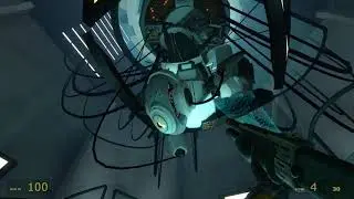 Shooting GLaDOS