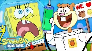 SpongeBob Goes Nuts for Sandy's Nutty Butter 🥜 | 