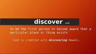 discover , Meaning of discover , Definition of discover , Pronunciation of discover
