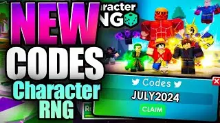 *UPDATE*⚡ CHARACTER RNG ROBLOX CODES JULY 2024 | ROBLOX CODES JULY 2024