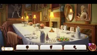 June's Journey Secrets The Hunger Silhouette Scene 908 Vol 4 Ch 7 Dining Room