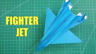 How to make SU-27 Flanker Fighter Jet Origami | DIY Paper Plane Origami Tutorial