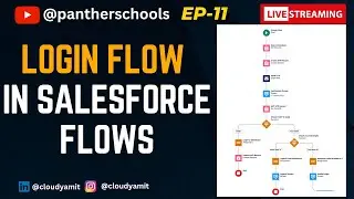 EP11 - Login Flow in Salesforce Flows || 