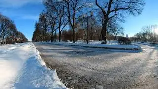 Парк Горького Москва зима 360