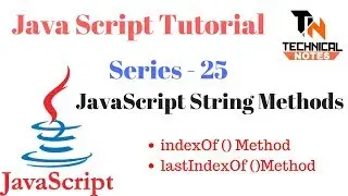 indexOf()  and lastIndexOf()  Method in javascript