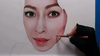 Cómo mezclar colores Prismacolor Premier sobre papel con superficie media