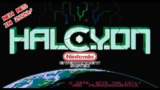 Halcyon - First Look at a new Metroidvania NES game due in 2020!