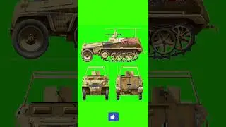 green screen army vehicle #cartoon #animation #greenscreen #free