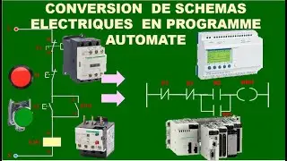 CONVERSION DE SCHEMAS ELECTRIQUES EN PROGRAMME AUTOMATE