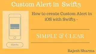 Custom alert in iOS with Swift3 - Xcode 8