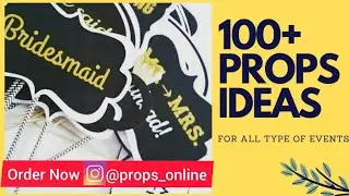 #PropsIdeas #weddingprops #photoboothprops 100+ PHOTO BOOTH PROPS IDEAS 2020