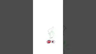 korean war in 10 seconds #countryball #countryballs #countryballanimation #coldwar