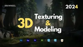 3D Modeling & Texturing Showreel 2024 | PF Multimedia