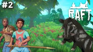 Koi Bacha Lo Iss Jungali Suar Ne Bhot Mara | Raft Survival Hindi Gameplay Part 2
