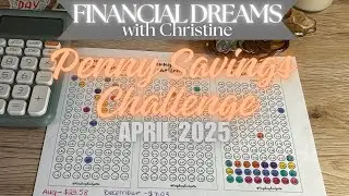 Penny Savings Challenge | April 2025 | How Much Change Was I Able to Save This Month?