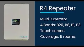 Boost mobile signal at home. Stella Doradus R4 LCD Repeater - Explained.