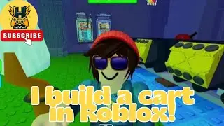 How to build a cart in Roblox build a cart! #robloxbloxburgspeedbuild #roblox