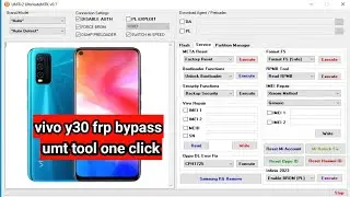 vivo y30 frp bypass | latest umt tool one click Google account remove