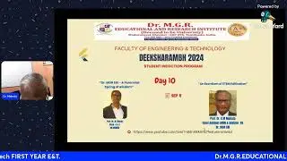 "Dr.MGR ERI-A Perennial Spring of Wisdom"  "An Exordium of STEAM Edification" DAY-10 FN