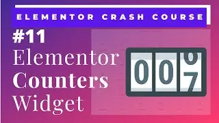 Elementor Counters Widget | How to use Elementor Counter widget to add Cool Counter animation in WP