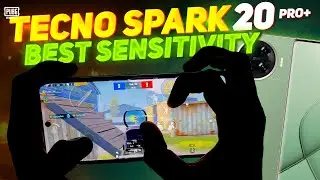 Tecno Spark 20 PUBG Fps Test🔥 Can it Run 120 Fps | Best Sensitivity + Controls ❤️