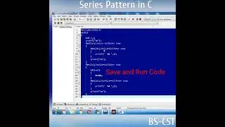 Draw Unique Columns Pattern #10 in C Programming Language #shorts