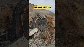 Hidromek HMK 500’ler Erzincan’da bir demir madeninde çalışıyor #hidromek #maden #ekskavatör