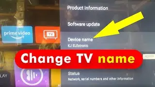 How To Change Your Tv Name| Rename Your Android TV in Seconds