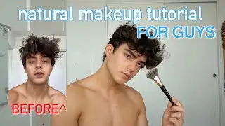 EASY natural makeup look for guys