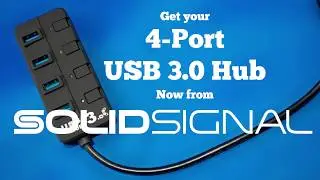 Tech Choice High-Speed 4-Port Selectable USB 3.0 Hub - CHARGE FASTER