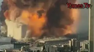 Beirut, Líbano momento exacto de la explosión