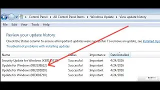 How to fix update Windows 7 64 bit KB3138612 (2021)