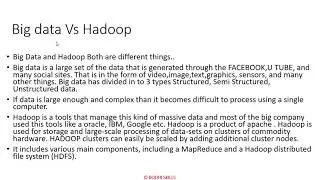 Why Hadoop | Unanth Learnings
