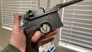 🇩🇪C96 Broomhandle Mauser ( POV, loading fail and overall poor quality video )