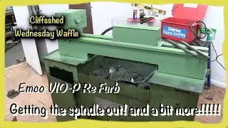 Emco V10-P. Spindle Removal