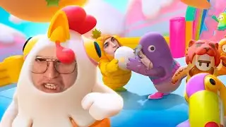 EL DEMENTE, ZAINA Y GONCHO JUEGAN FALL GUYS