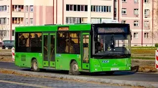 Минская Обл. (Беларусь) | Поездка на Автобусе; МАЗ-206.047; АХ 6120-5; марш. 211с. (07.07.2024 г.)