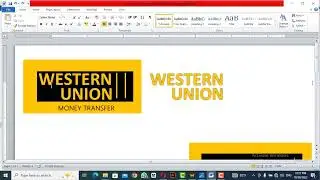 Comment Creer Recreer Logo Western Union microsoft office 2010