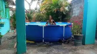 desafio na piscina