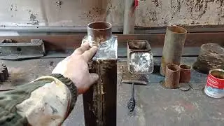 Глушитель трактора Т-16. Изготовление.