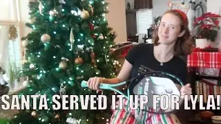 Santa Serves it Up for Lyla!