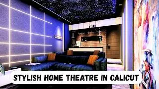 🎬 Stunning Home Theatre Design Calicut | 7 Seats of Pure Luxury | Walkthrough