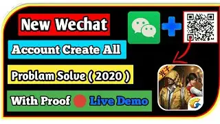 🔥How to create wechat account without qr code scan |wechat account bina qrcode scan ke kaise banaye