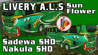 Livery Bussid SHD ORI (Sadewa) & SHD Tronton ORI (Nakula)  - ALS Sun Flower Honeybee | @IyoungID