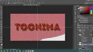 Tạo chữ hiệu ứng bánh nướng nhân dâu tây với Photoshop