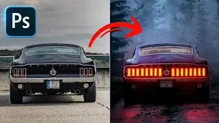 Amazing Ford Mustang transformation in Photoshop