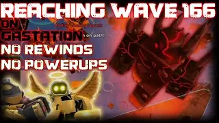 Tdx Reaching Wave 166 On Gas Station | No Rewind/Powerups | Roblox Tower Defense X