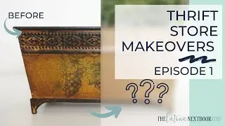 THRIFT STORE MAKEOVER EP. 1 | Thrifted Home Decor DIYs 2020 | Trash to Treasure | Thrift Flip