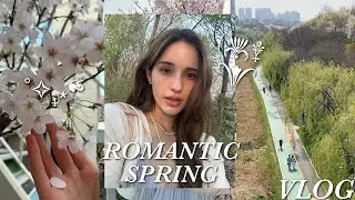 cherry blossom heaven 🍒🎀 Seoul weekly vlog 🤍 spring in Korea 외국인 모델 소피아